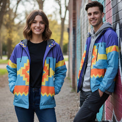 Purple Horizon Windbreaker-3