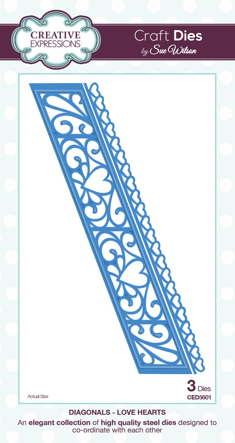 Sue Wilson Dies - Diagonals Collection - Love Hearts-1