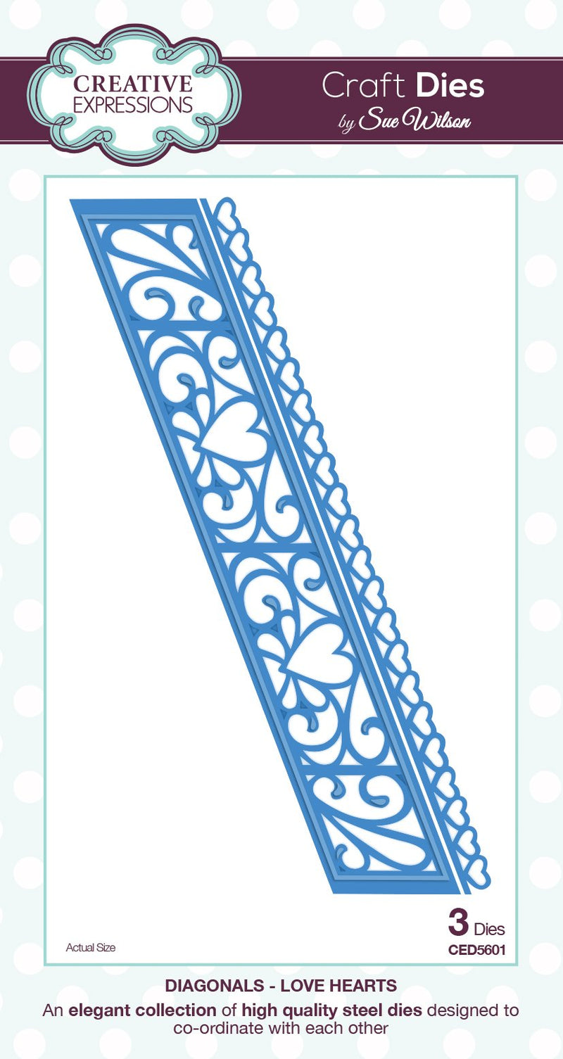 Sue Wilson Dies - Diagonals Collection - Love Hearts-1