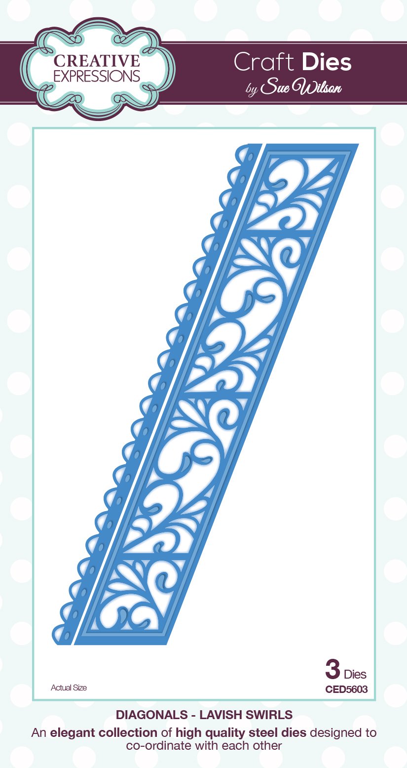 Sue Wilson Dies - Diagonals Collection - Lavish Swirls-1