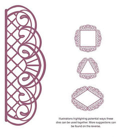 Sue Wilson Dies - Configurations Collection - Scalloped Trellis Adornment-1