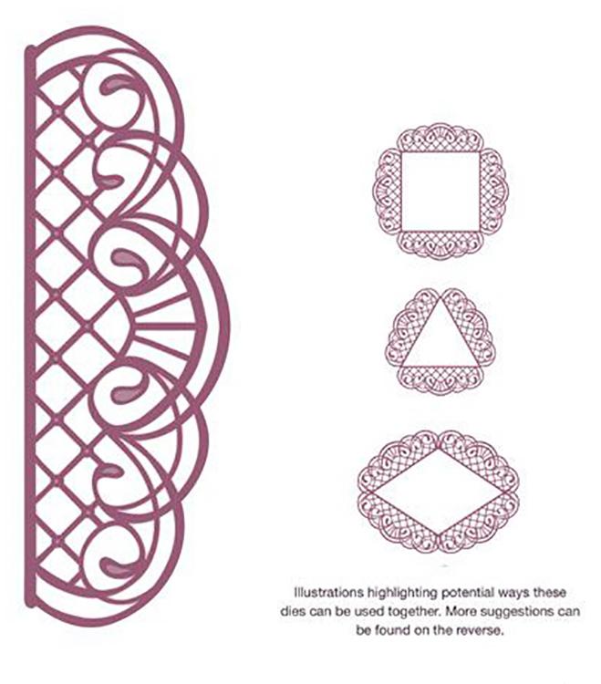 Sue Wilson Dies - Configurations Collection - Scalloped Trellis Adornment-1
