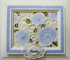 Sue Wilson Dies - Background Collection - Mini Background Pierced Roses-2