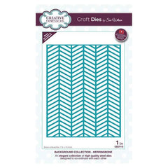 Creative Expressions Dies by Sue Wilson Background Collection Herringbone-1