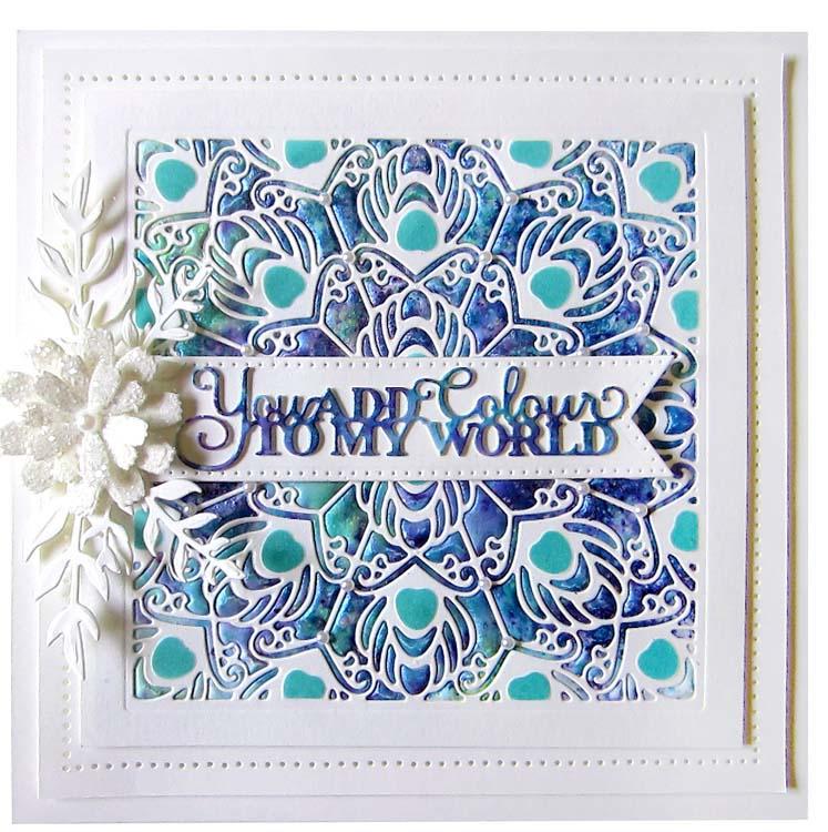 Dies by Sue Wilson Background Collection Peacock Plumage-3