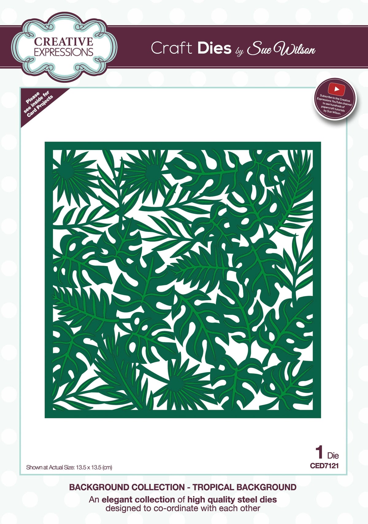 Dies by Sue Wilson Background Tropical Background-1