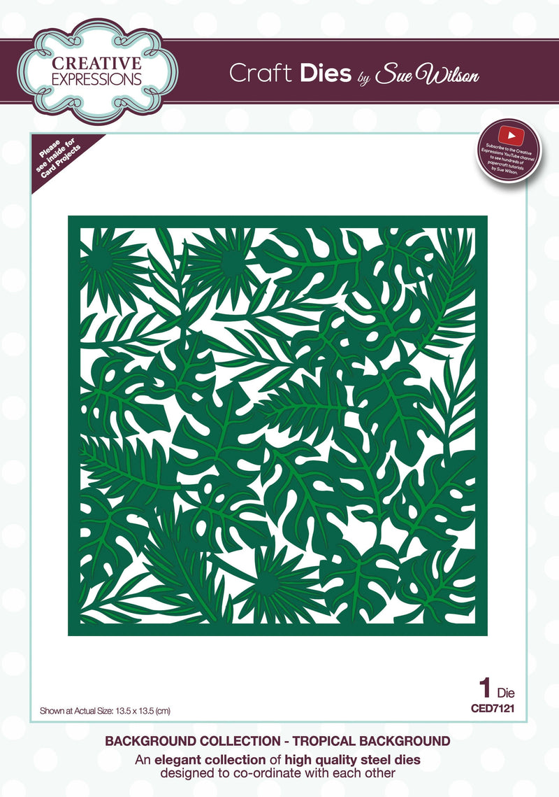 Dies by Sue Wilson Background Tropical Background-1