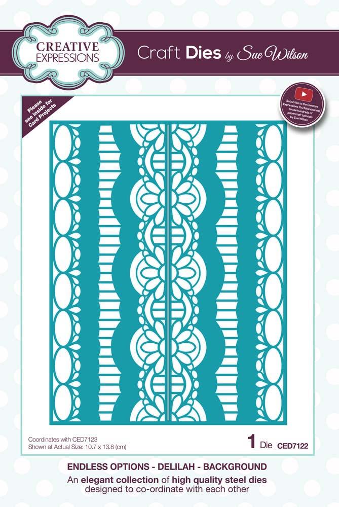 Dies by Sue Wilson Endless Options Collection Delilah - Background-1