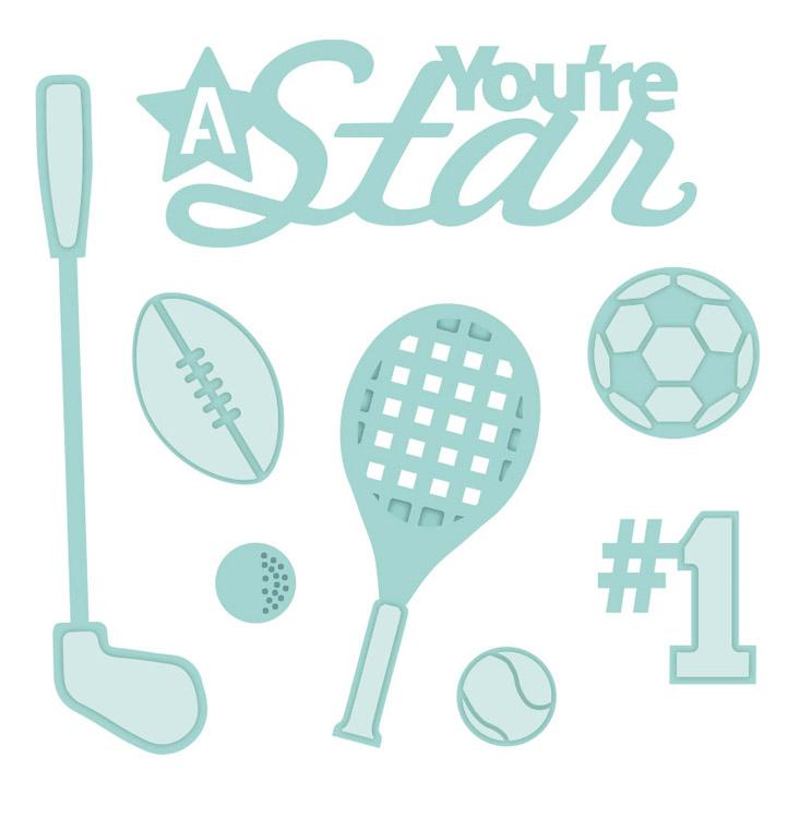 Shadow Boxes Collection You're A Star Die-1