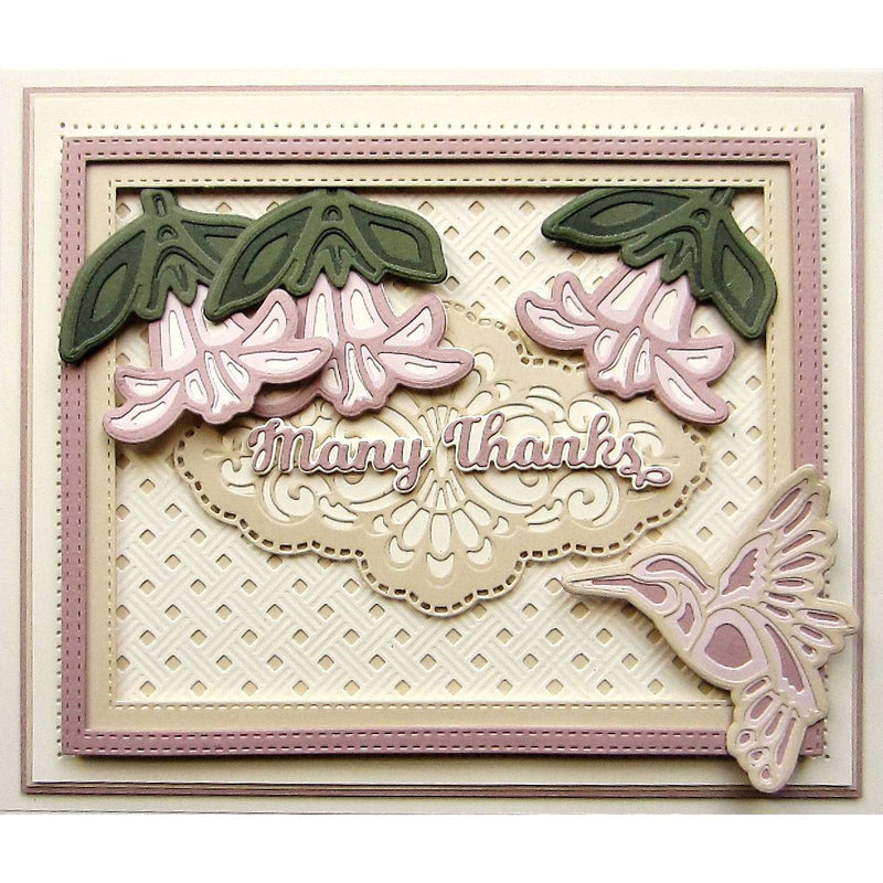 Creative Expressions Dies by Sue Wilson Triple Layer Collection Fuchsia-2