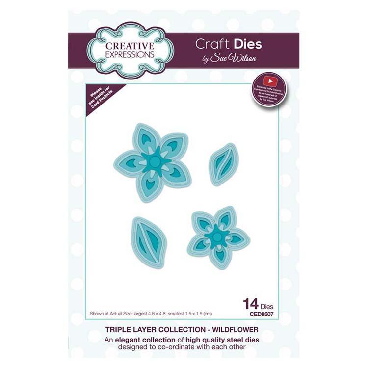 Creative Expressions Dies by Sue Wilson Triple Layer Collection Layered Wildflower-1