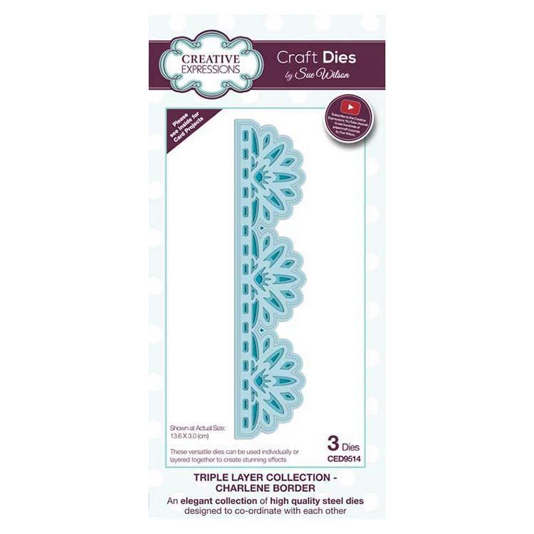 Dies by Sue Wilson Triple Layer Collection Charlene Border-1