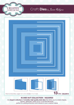 Creative Expressions Jamie Rodgers In and Out Collection Squares Craft Die-1