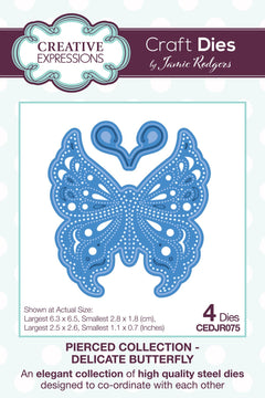 Creative Expressions Jamie Rodgers Delicate Butterfly Craft Die-1