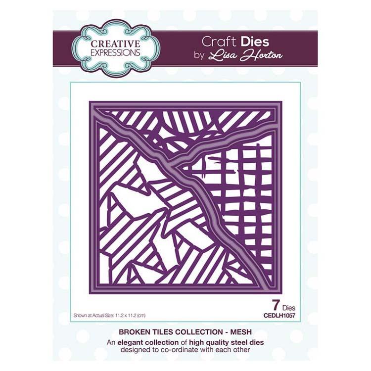 Creative Expressions Broken Tiles Collection Mesh-1