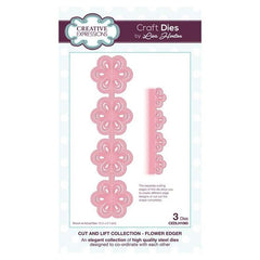 Creative Expressions Cut and Lift Collection Flower Edger Craft Die-1
