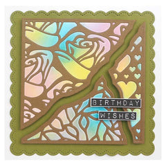 Creative Expressions Broken Tiles Collection Hearts & Roses Craft Die-3