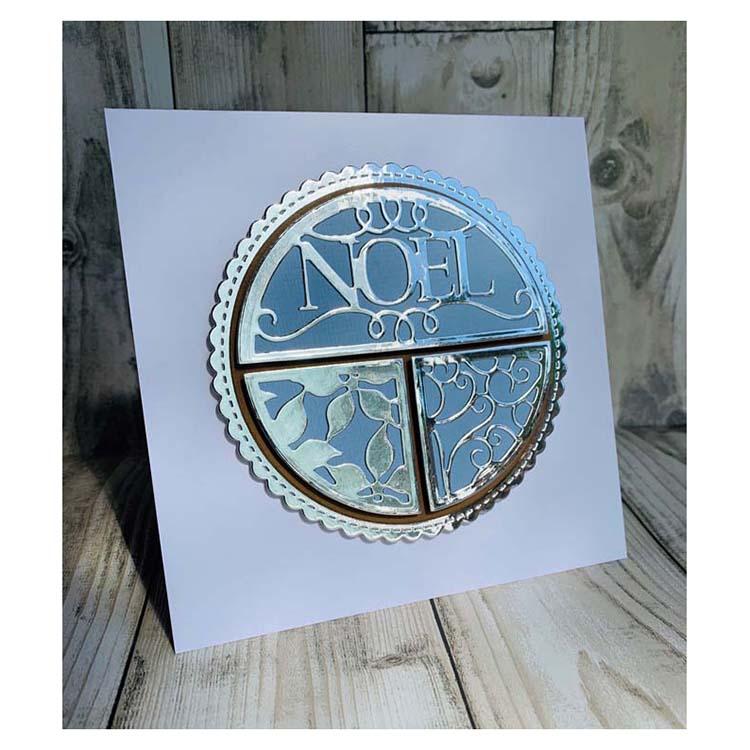 Creative Expressions Split Circles Noel Craft Die-3