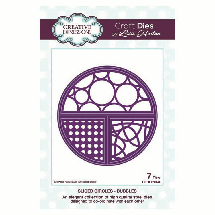 Sliced Circles Bubbles Craft Die-1