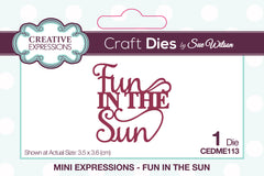 Creative Expressions Sue Wilson Mini Expressions Fun In The Sun Craft Die-1