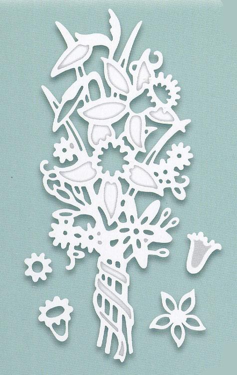 Creative Expressions: Paper Cuts Collection Spring Posy-1