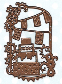 Creative Expressions: Paper Cuts Collection Celebration Cake-2