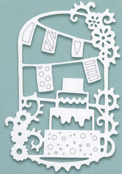 Creative Expressions: Paper Cuts Collection Celebration Cake-1