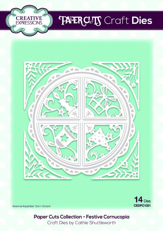 Creative Expressions Die Paper Cuts Collection - Festive Cornucopia-1