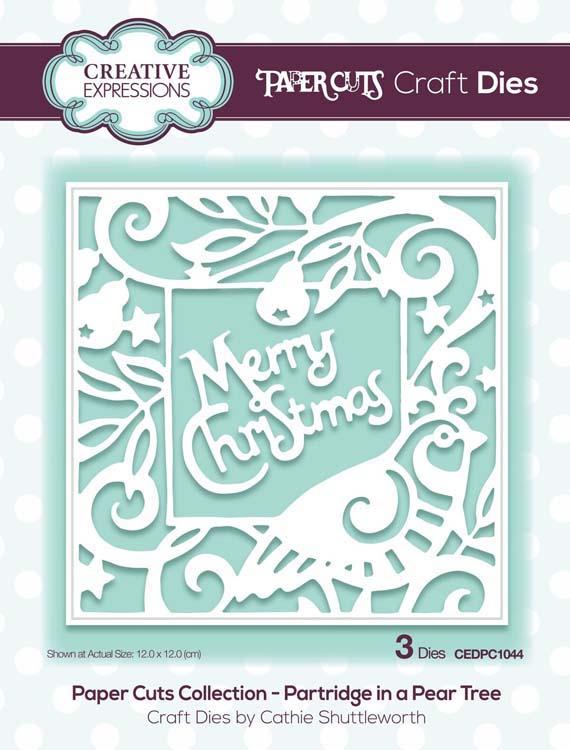 Paper Cuts Collection Partridge in a Pear Tree Craft Die-1