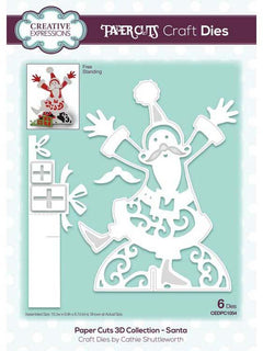 Paper Cuts 3D Collection - Santa-1