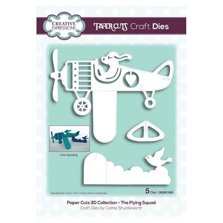 Creative Expressions Paper Cuts 3D Collection - The Flying Squad-1