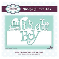 Creative Expressions Paper Cuts Collection - It's a Boy Edger-1