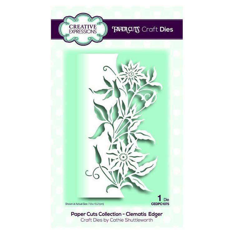 Creative Expressions Paper Cuts Collection - Clematis  Edger-1