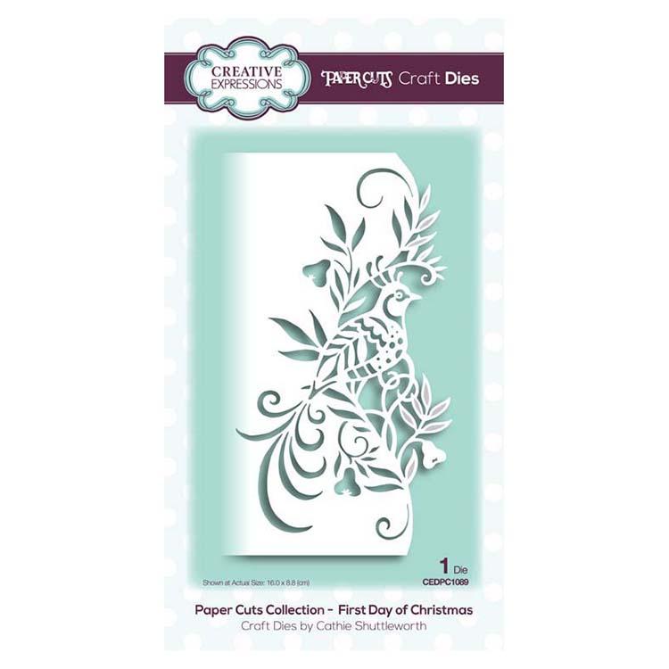 Creative Expressions Paper Cuts Collection - Partridge in a Pear Tree-1
