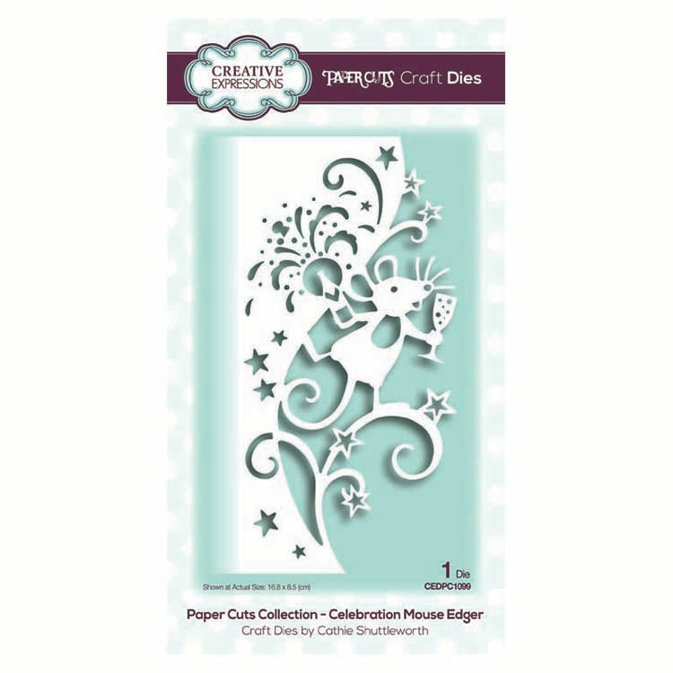Paper Cuts Collection - Celebration Mouse Edger-1