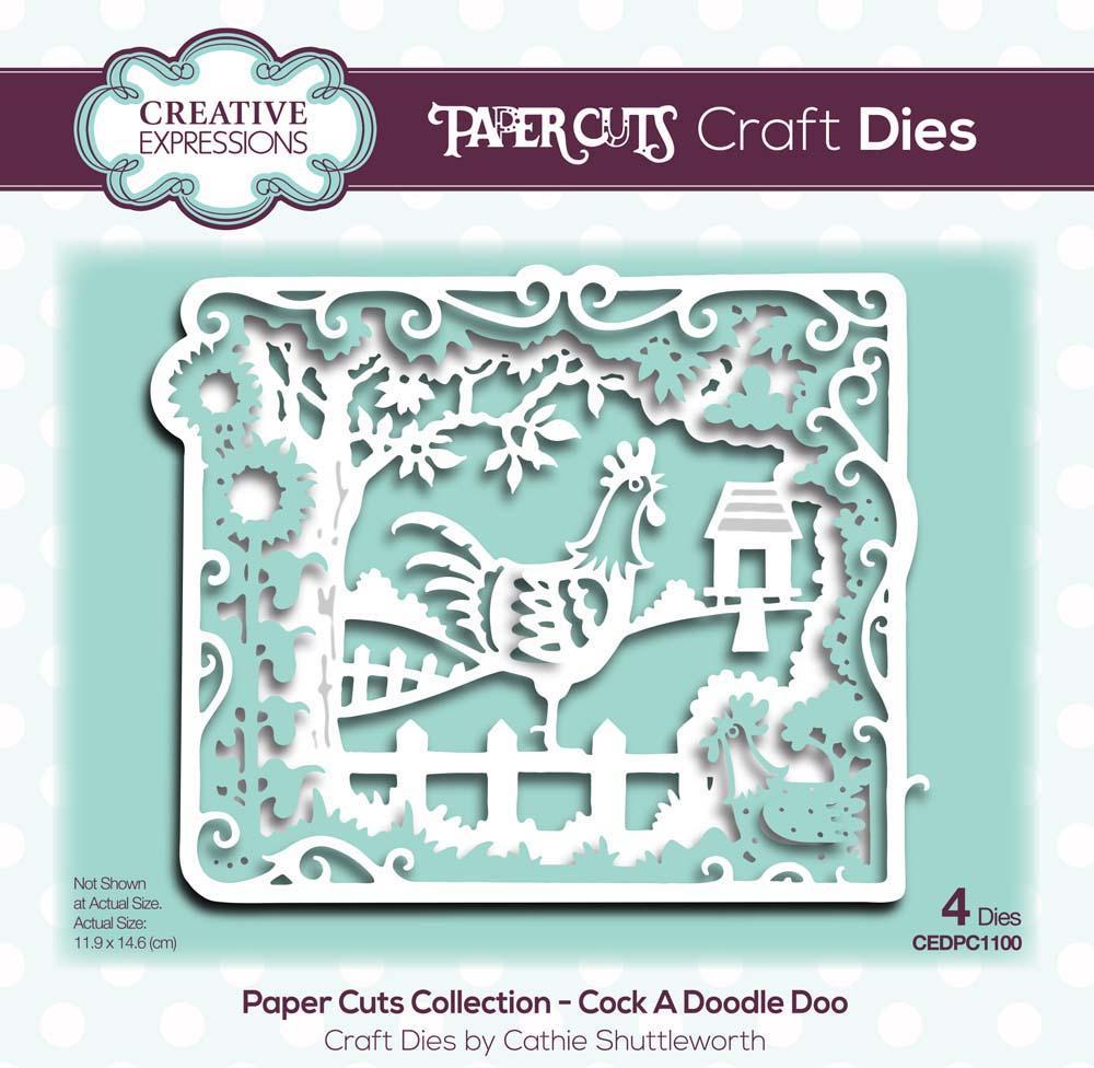 Paper Cuts Cock A Doodle Doo Craft Die-1