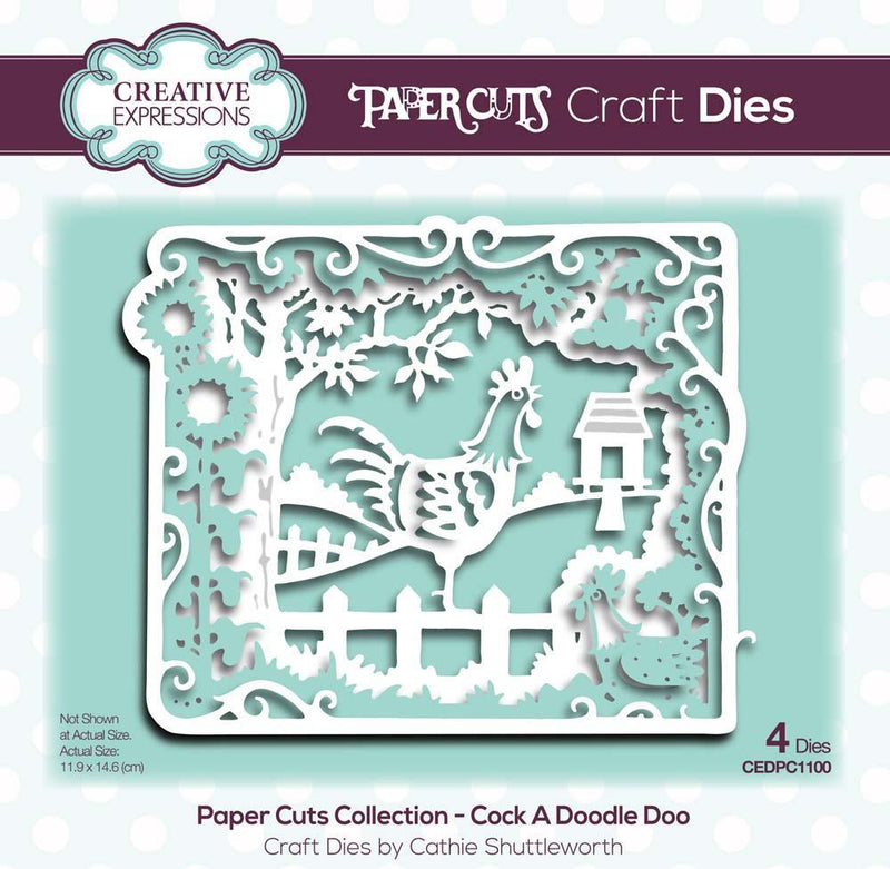 Paper Cuts Cock A Doodle Doo Craft Die-1