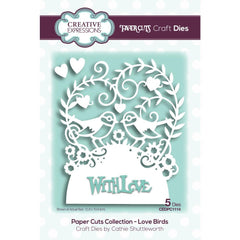 Paper Cuts Love Birds Craft Die-1