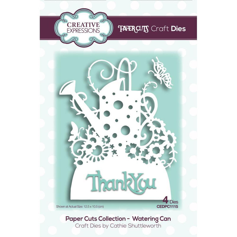 Paper Cuts Watering Can Craft Die-1