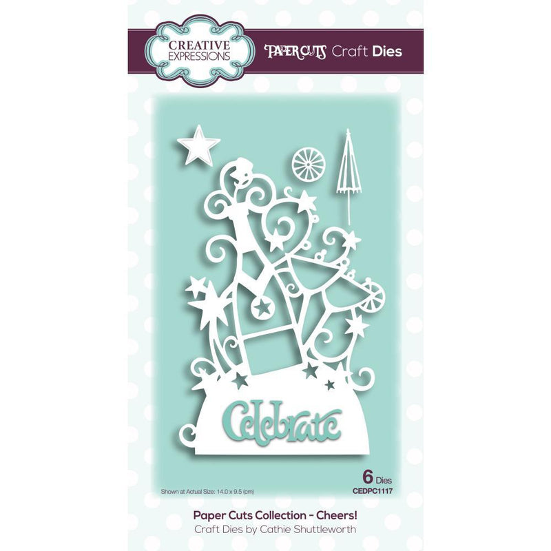 Paper Cuts Cheers! Craft Die-1