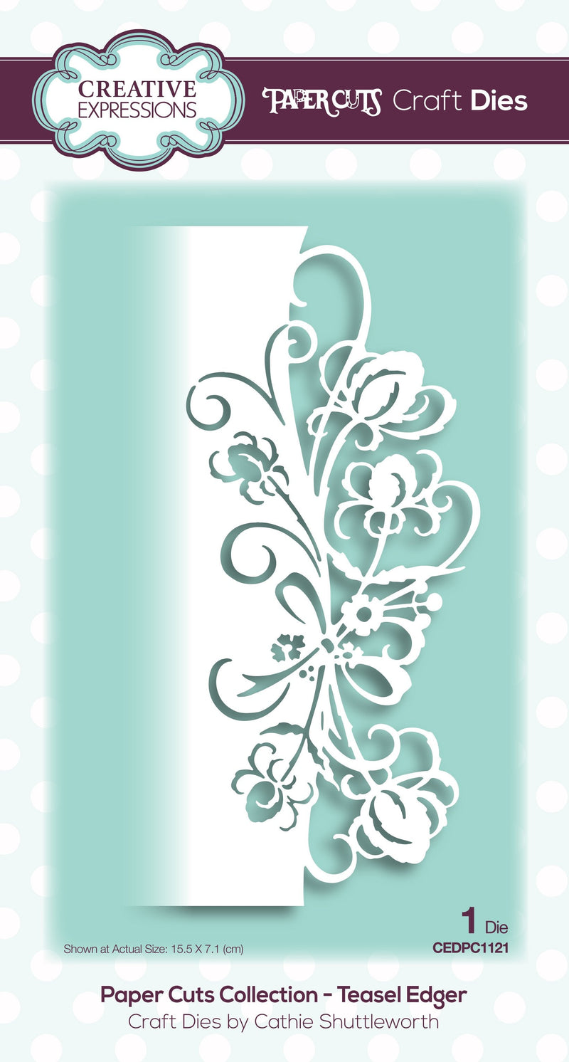 Creative Expressions Paper Cuts Teasel Edger Craft Die-1