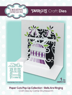 Paper Cuts Pop Up Bells Are Ringing Craft Die-1