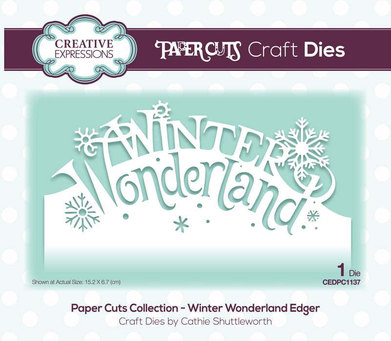 Paper Cuts Edger Winter Wonderland Craft Die-1