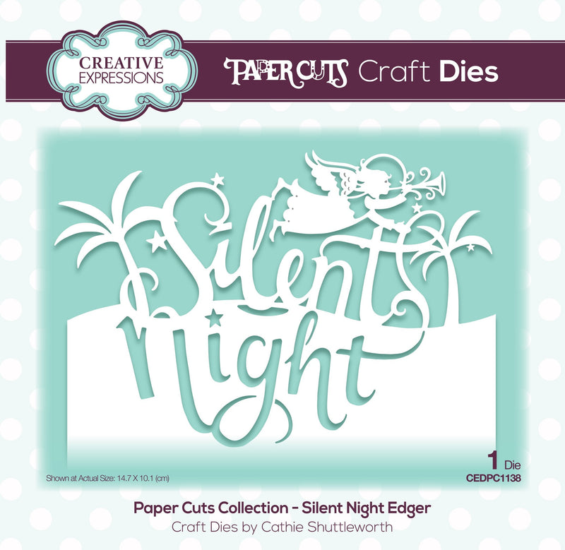 Paper Cuts Edger Silent Night Craft Die-1
