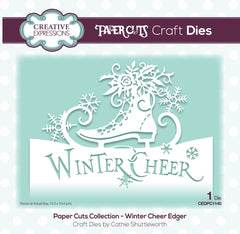 Paper Cuts Edger Winter Cheer Craft Die-1