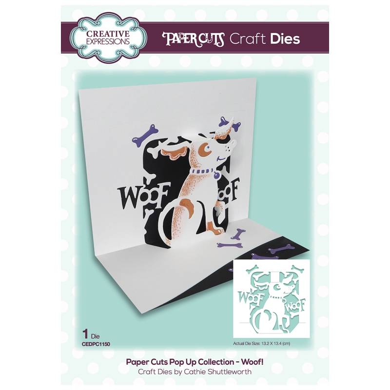 Paper Cuts Woof! Craft Die-1