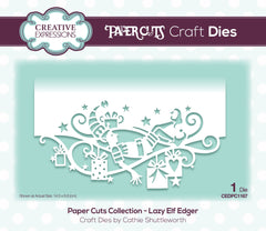 Creative Expressions Paper Cuts Lazy Elf Edger Craft Die-1