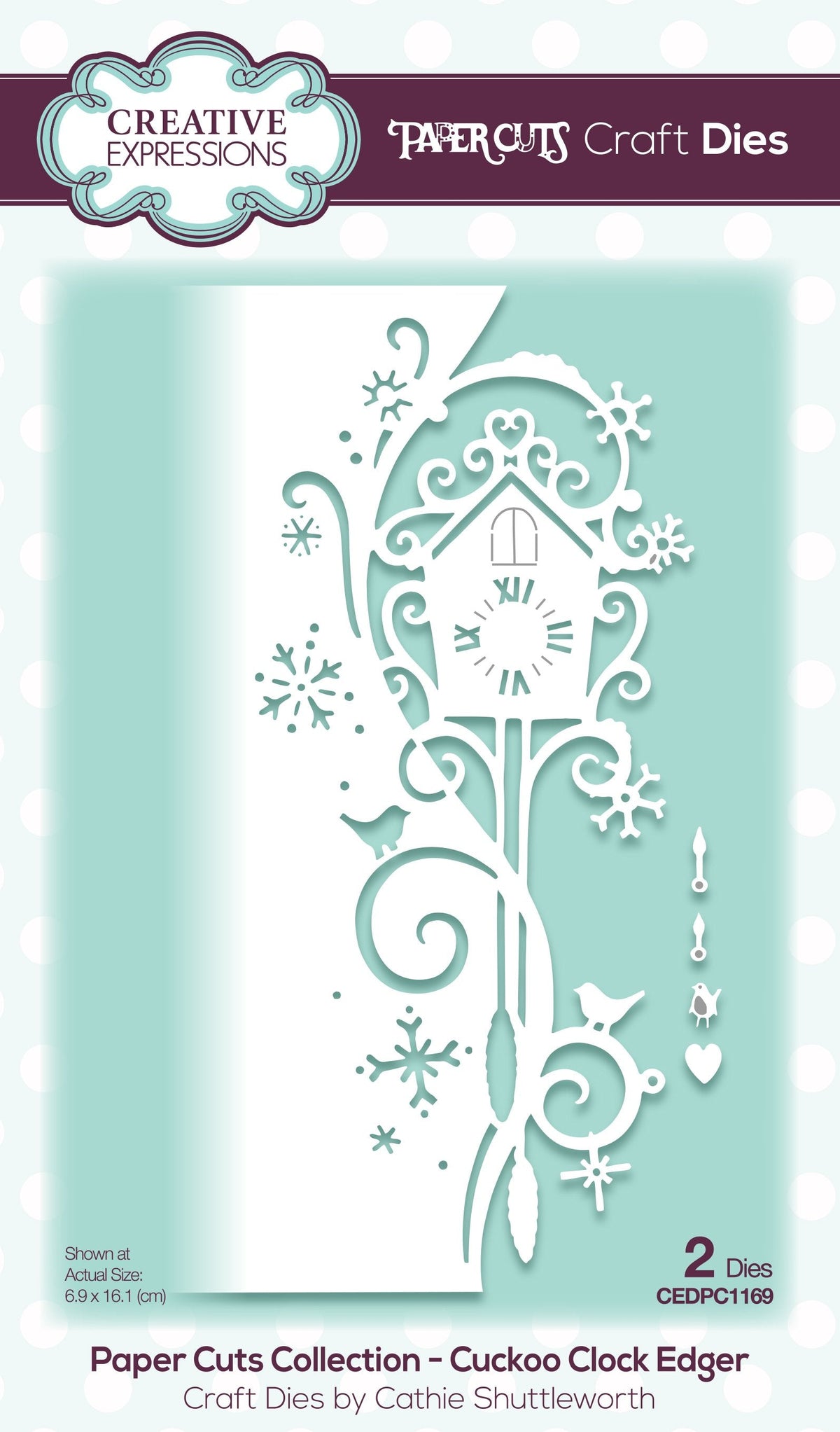 Creative Expressions Paper Cuts Cuckoo Clock Edger Craft Die-1
