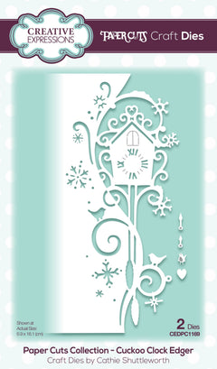 Creative Expressions Paper Cuts Cuckoo Clock Edger Craft Die-1