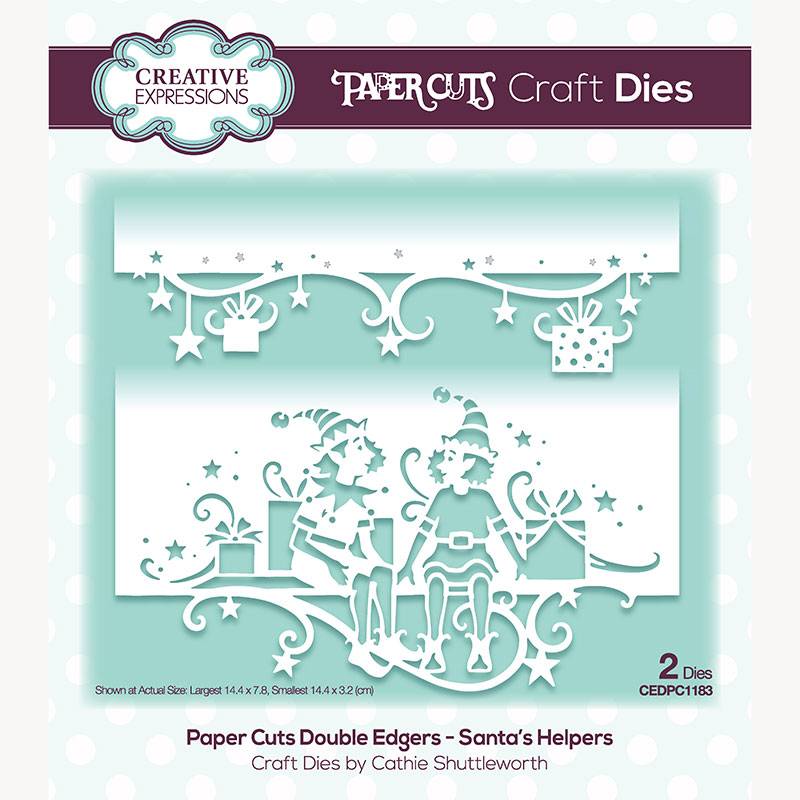 Creative Expressions Paper Cuts Santa's Helpers Double Edger Craft Die-1